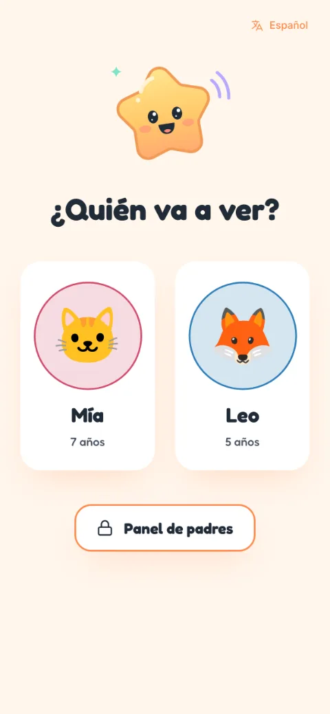 Elegir un perfil infantil: ¿Quién va a ver?